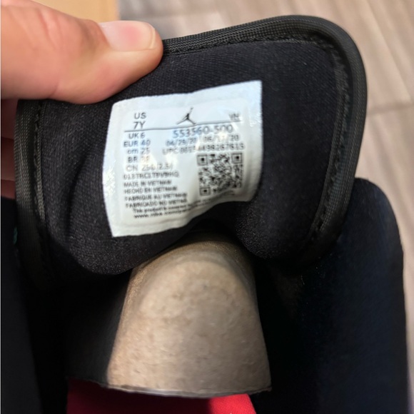 Purple and black jordans. New in box. - Picture 5 of 5